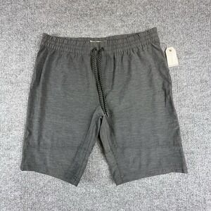 Departwest Mens Small Gray Sweat Shorts Elastic Waist 10 Inseam TS001389M NWT